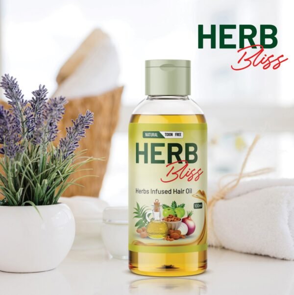 herbs infused hair oil